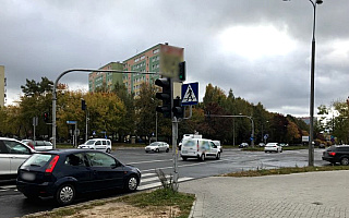 Wypadek na przejściu dla pieszych w Olsztynie. Kierująca fordem potrąciła 11-latka